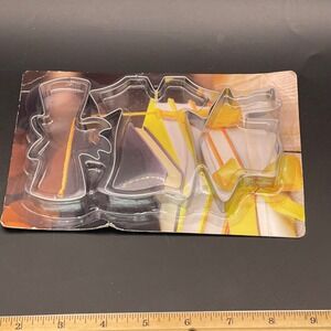 Graduation Cookie Cutter Set 3pc Stainless Steel Silver New